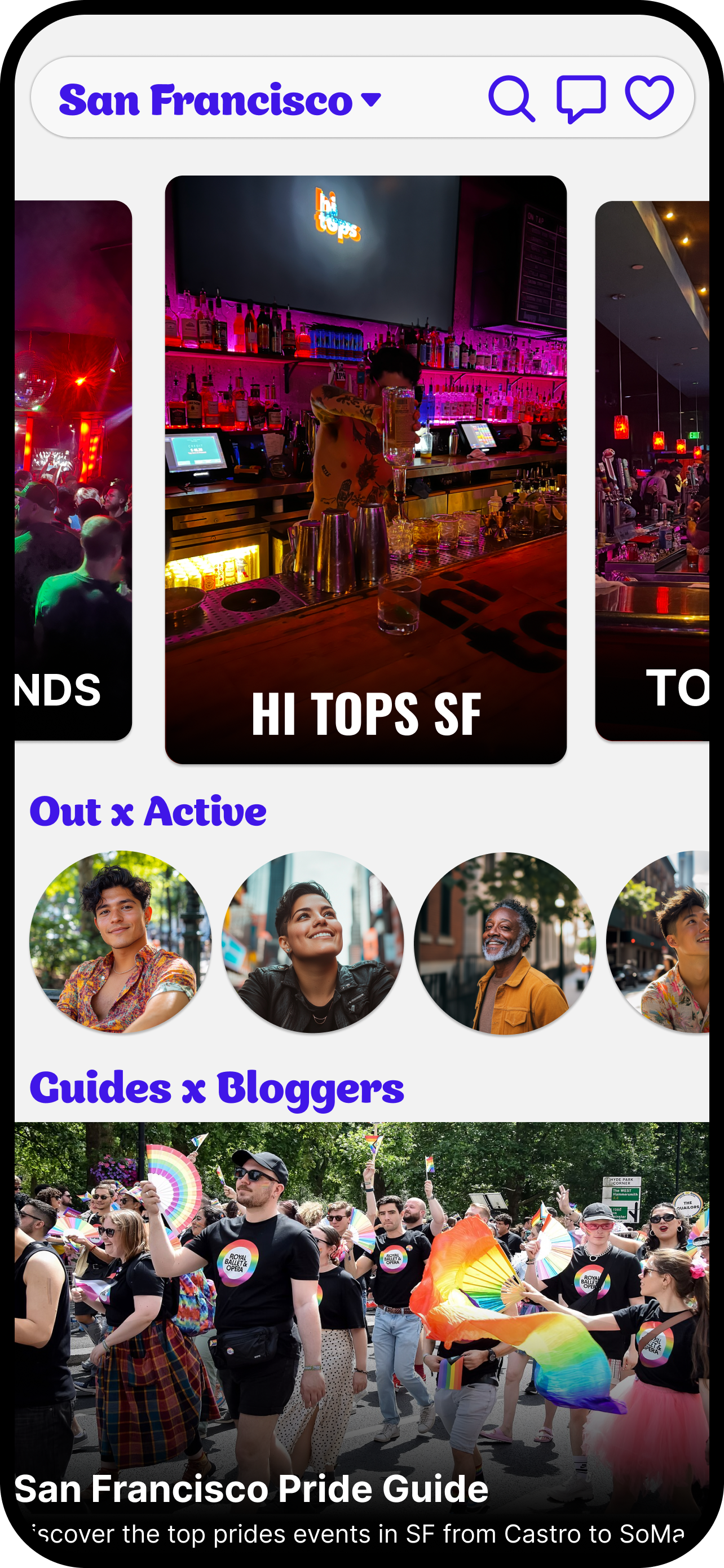 Browse upcoming LGBTQ+ events