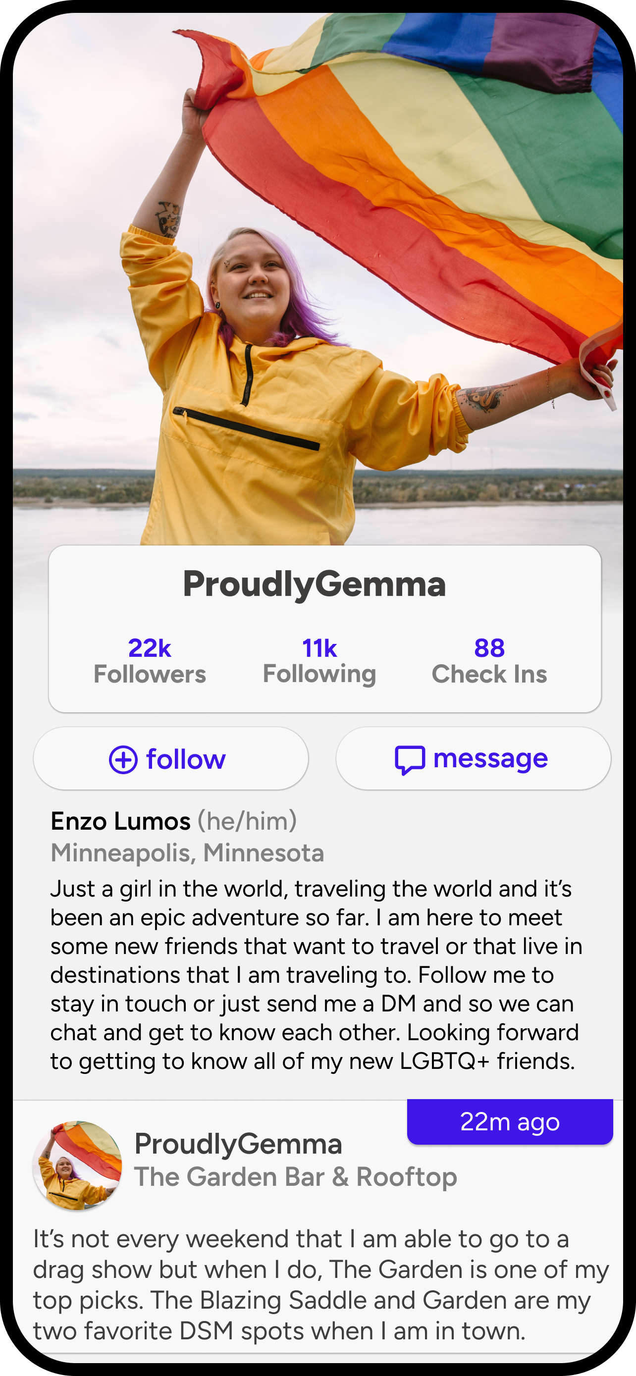 Discover LGBTQ+ hotspots